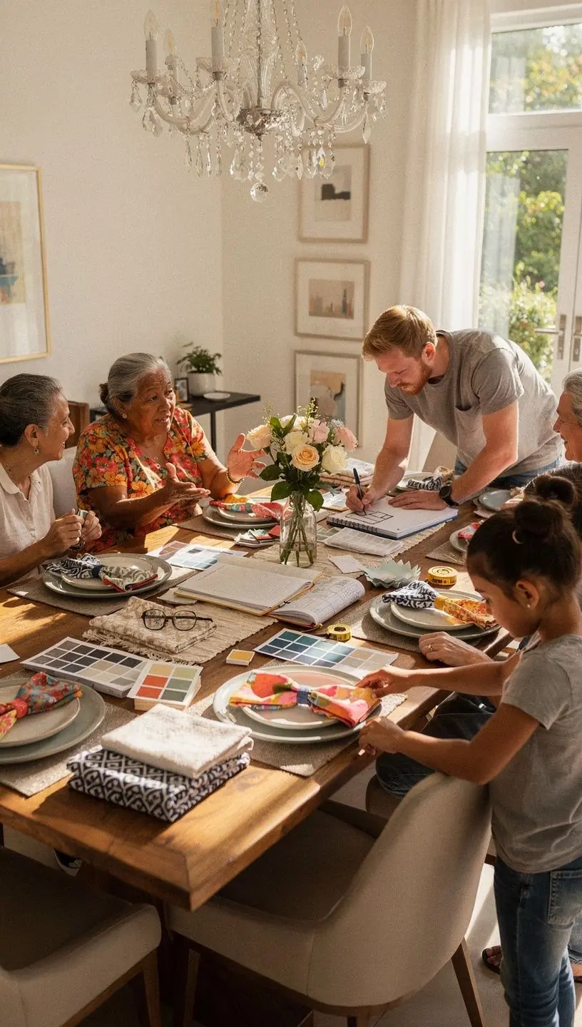 Przytulna sypialnia z eleganckimi meblami i miękkim oświetleniem.